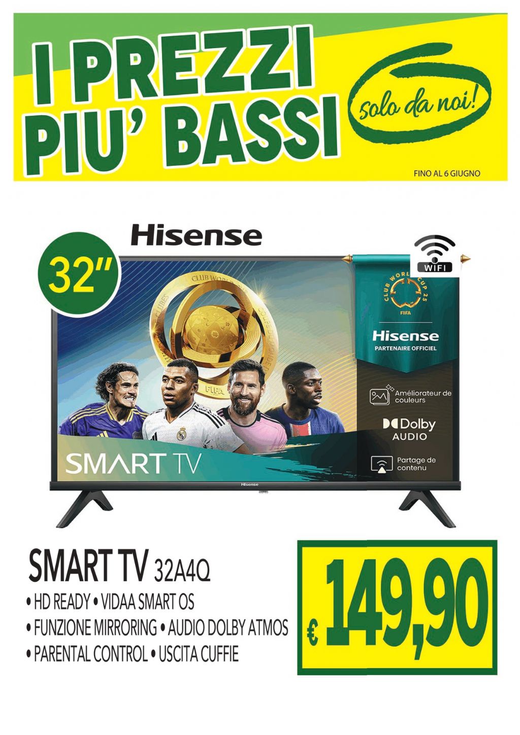 TV HISENSE 32A49Q 32''